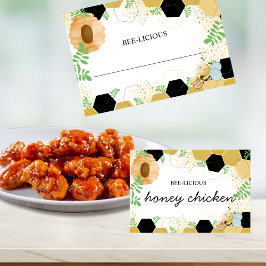 BEE-licious Leere Speisekarte