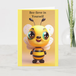 Bee-lieve Honey Bee Grußkarte Karte