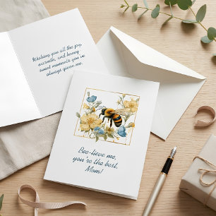 Bee-lieve Me Aquarell Hummel Muttertag Karte