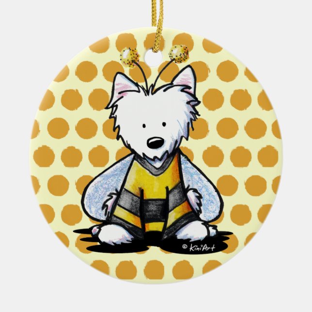 BEE Lighthearted Westie Ornament (Vorne)