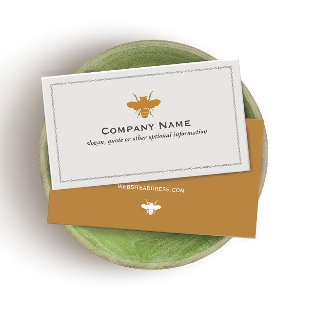 Bee-Logo-Visitenkarte Visitenkarte (Von Creator hochgeladen)