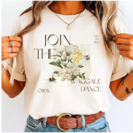 Bee Lover Nature Graphic T-Shirt – Waggle Dance 