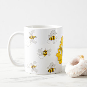 Bee Lover's Delight: Die Natur mit unseren Bienen Kaffeetasse