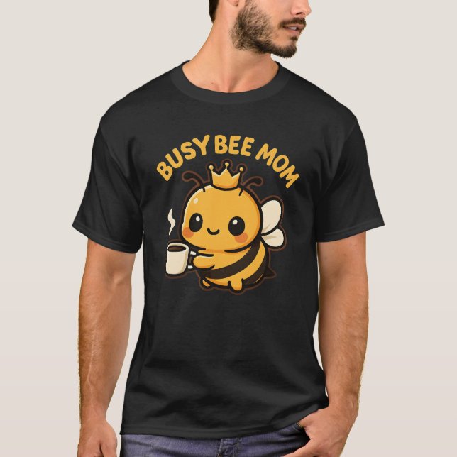 Bee-Mama-Kaffeebar T-Shirt (Vorderseite)