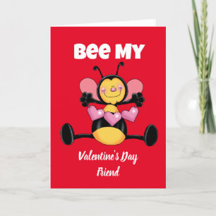 Bee Mein Valentinstag Freund Feiertagskarte