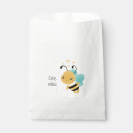 Bee Mine Bumblebee Yellow Black Geschenktütchen
