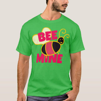 Bee Mine Niedlich Biene Liebe Valentinstag Geschen T-Shirt