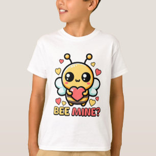 Bee Mine! Niedliche Hummel Cartoon T-Shirt
