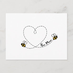 Bee Mine Postkarte