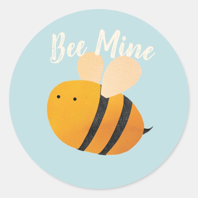 Bee Mine Sticker (Vorderseite)