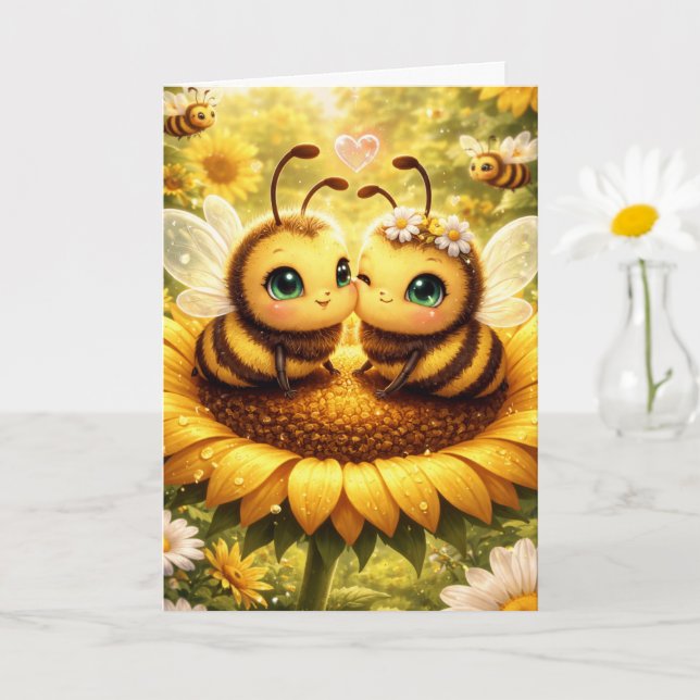 BEE Mine Sunflower Karte (Kleine Pflanze)