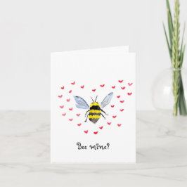 Bee Mine? Valentine's Day Card Dankeskarte