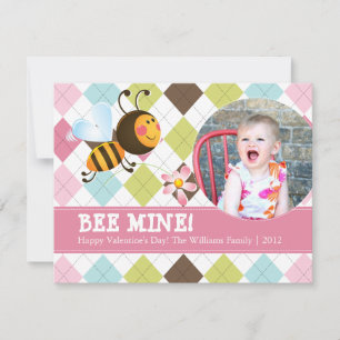Bee Mine   Valentinstag Feiertagskarte