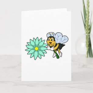 Bee mit Flower.PNG Karte