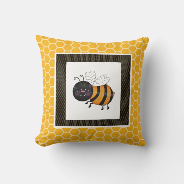 Bee My Little Baby Bee Pillow Kissen (Vorderseite)
