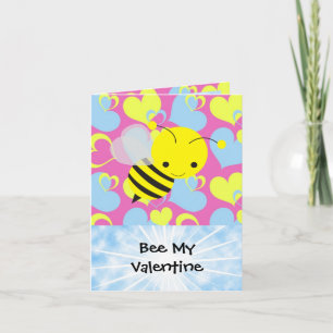 Bee My Valentine Feiertagskarte