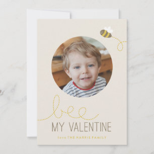 Bee My Valentine's Day Card Feiertagskarte