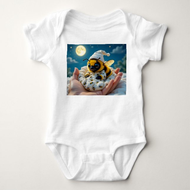 Bee-Night One piece baby clothing Strampler (Vorderseite)