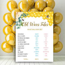 Bee Old Ehefrauen Tales Sign Poster