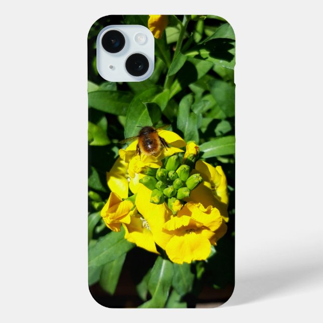 Bee on Yellow Flowers Case-Mate iPhone Hülle (Rückseite)