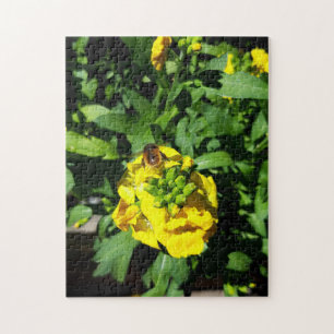 Bee on Yellow Flowers Puzzle