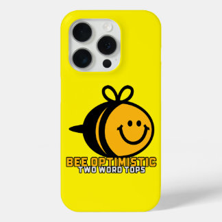 Bee Optimistic T.W.T Bumble Bee Apple Case