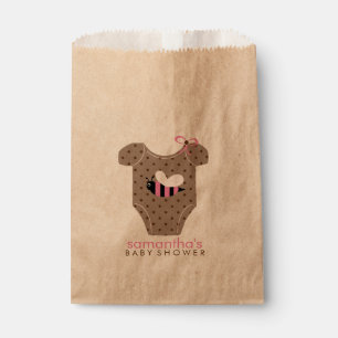 Bee Outfit Girl Babydusche Geschenktütchen