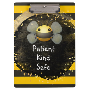 Bee Patient und sicher Klemmbrett