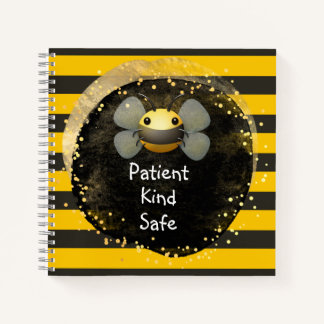 Bee Patient und sicher Notizbuch