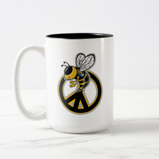 BEE PEACE  ZWEIFARBIGE TASSE