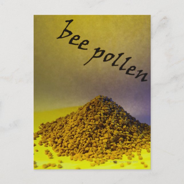 Bee Pollen Postkarte (Vorderseite)