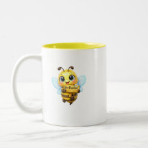 Bee Positive – Süße Motivations-Bienen-Tasse