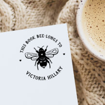 Bee Pun Book Briefmarke