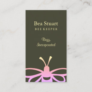 Bee Rainbow Business Card Visitenkarte