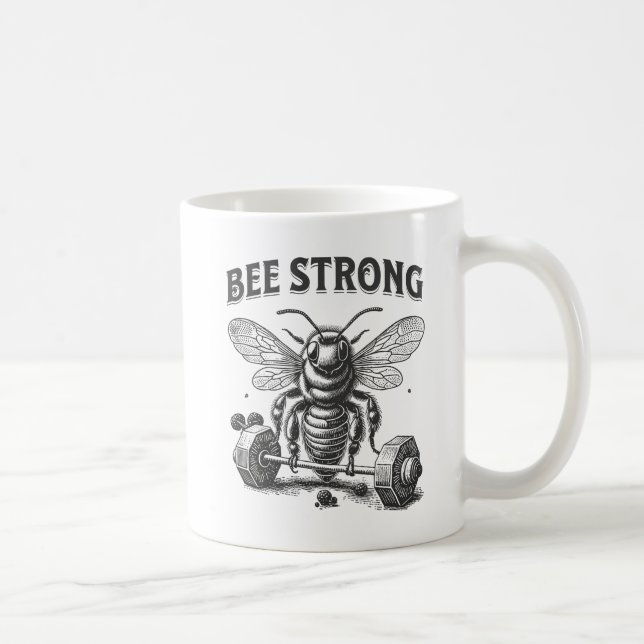 Bee Strong Kaffeetasse (Rechts)