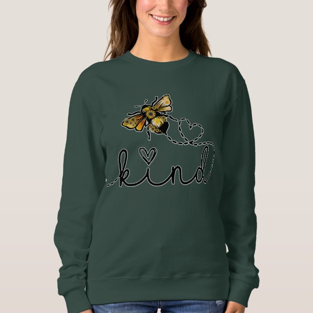 Bee Sweatshirt Frauen, bienenfreundliches Sweatshi (Vorderseite)