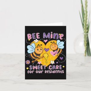 Bee Sweet Care Pflegekräfte Valentinstag Pflegehei Karte