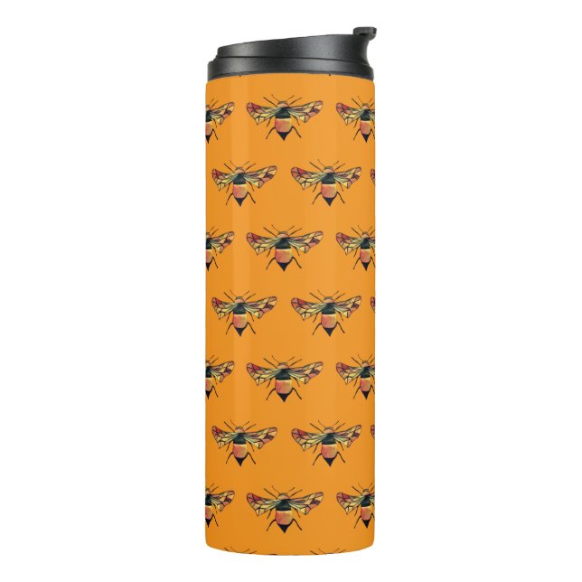 Bee Thermal Cup Flask Thermosbecher (Nach links gedreht)