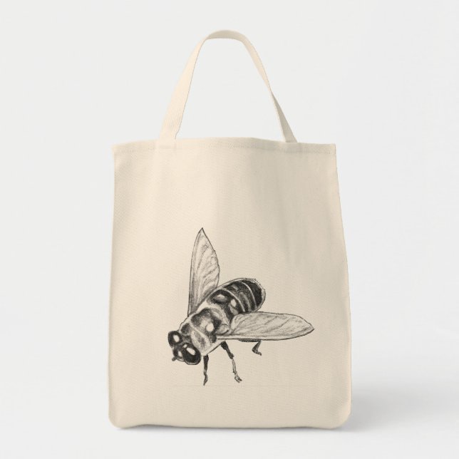 Bee Tote Beutel Cool Insekt Bug Art Shopping Bag Tragetasche (Vorne)