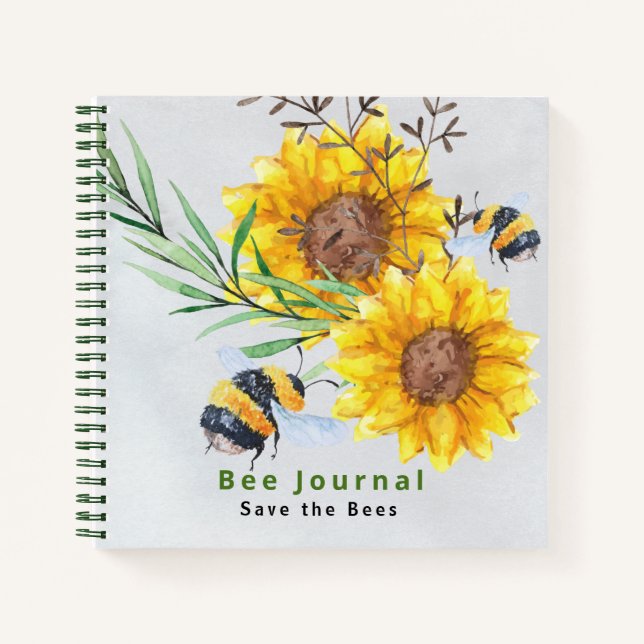 BEE Watching Journal - Bienenzüchter und Retter Notizbuch (Vorderseite)