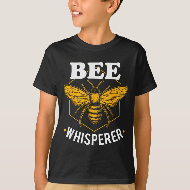Bee Whisperer - Funny Beekeeng &amp; Beekeeper  T-Shirt (Vorderseite)