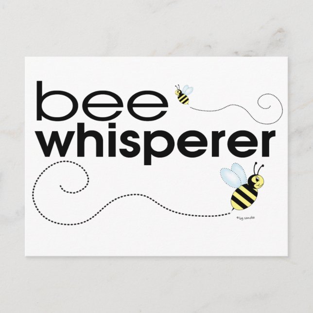 Bee Whisperer Postkarte (Vorderseite)