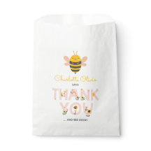 Bee Yellow & Pink Floral ONE Baby's 1. Geburtstag