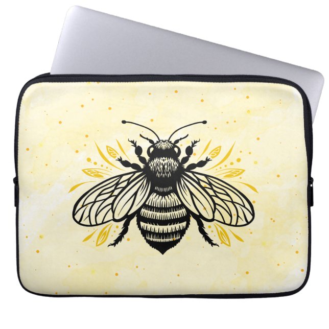 Bee-yond Schöne Elektronik-Tasche Laptopschutzhülle (Vorderseite)
