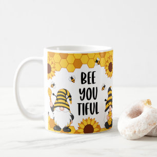 Bee you beautiful Gnome bee Hive Design Coffee Tas Kaffeetasse