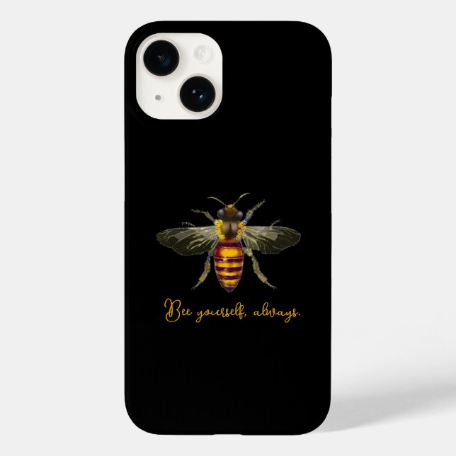 Bee Yourself  Case-Mate iPhone Hülle (Rückseite)