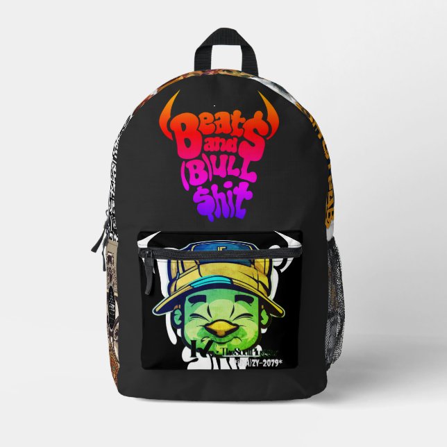 "Beeat$andBull$hit" Bedruckter Rucksack (Vorderseite)