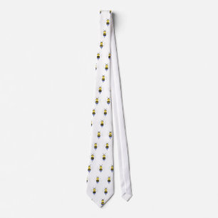BeeBee Bumble Bee Tiling Neck Tie Krawatte