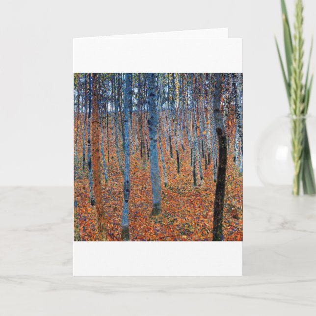 Beech Grove, Gustav Klimt Karte (Vorderseite)