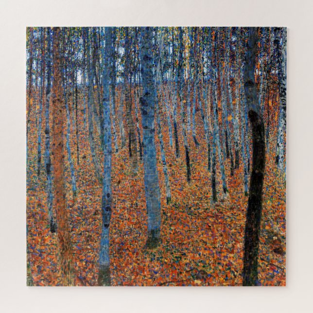 Beech Grove, Gustav Klimt Puzzle (Horizontal)